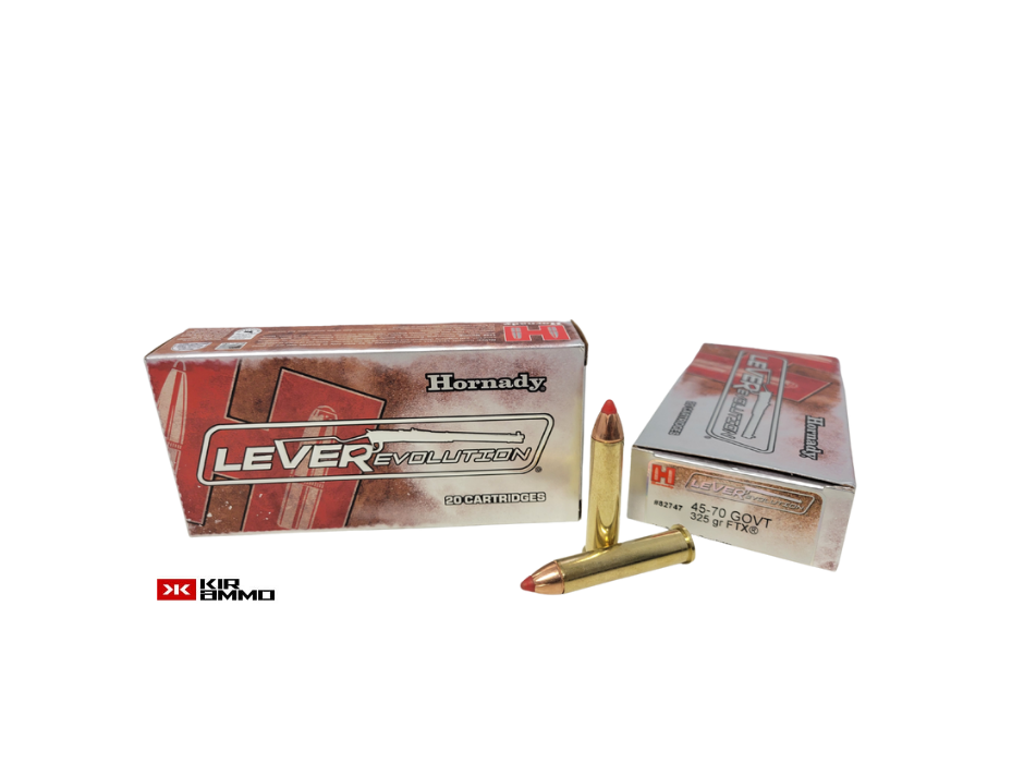 Hornady Leverevolution .45-70 Govt 325 Grain Flex Tip - 20 Rounds (Box) [NO TAX outside Texas] FREE SHIPPING OVER $199