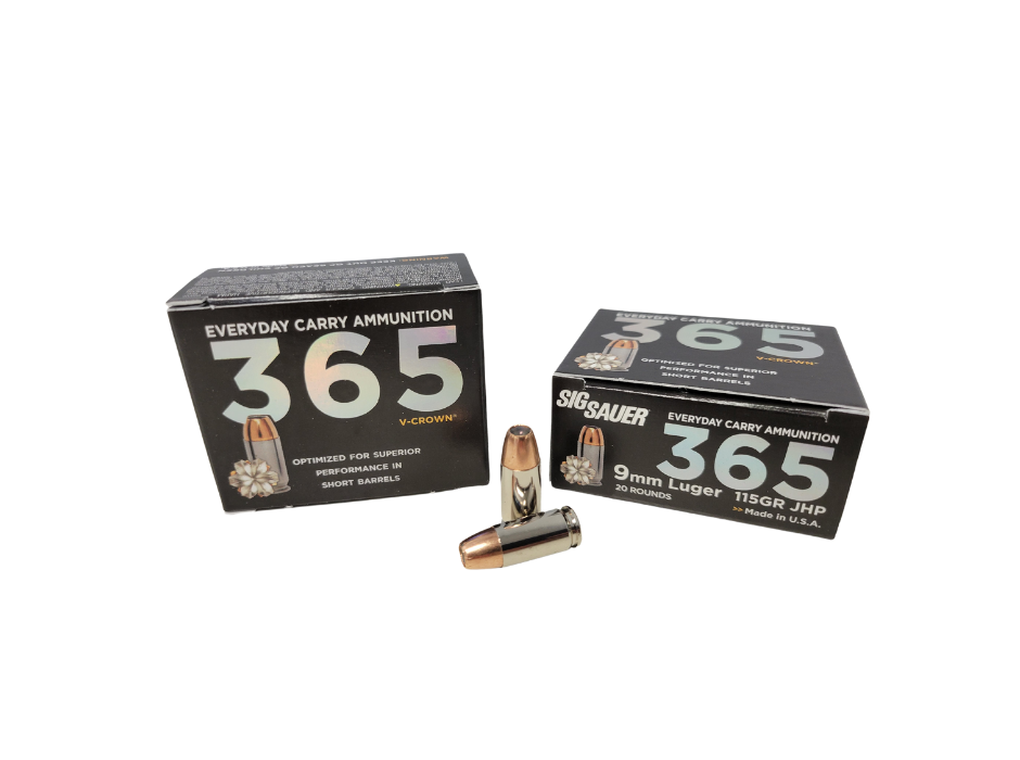 Ammo Inc 9mm SAME DAY SHIPPING 115 Grain Jacketed Hollow Point – 20 Rounds (Box) [NO TAX outside TX] Product Image