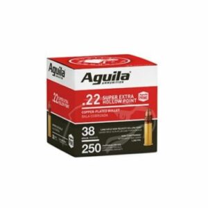 AGUILA 22LR Super Extra SAME DAY SHIPPING 38 Grain Copper Plated Hollow Point 1,280 FPS - 250 Rounds