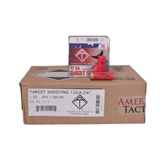 American Tactical 12 Gauge TARGET 2.75" 1oz. #9 Shot - 250 Rounds (CASE) ATIACL12T9C