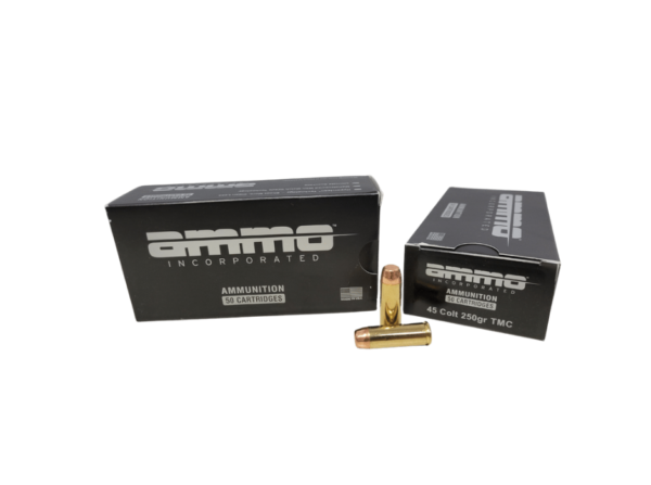 Ammo Inc .45 Long Colt 250 Grain Total Metal Coating Clean Fire