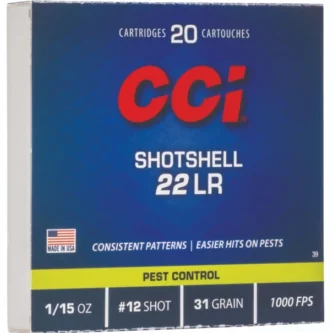 CCI .22LR Shotshell 31 Grain 12 Shot