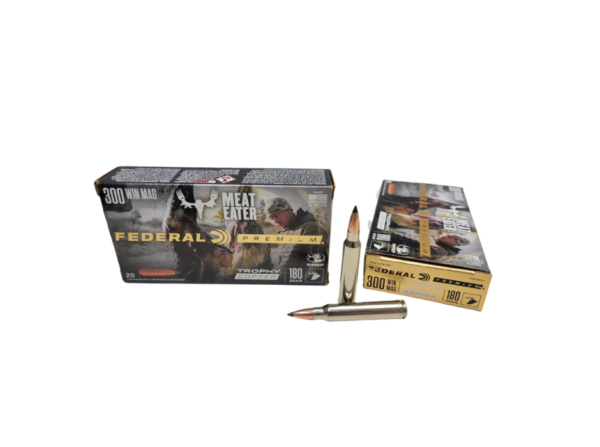 Federal Premium .300 Win Mag SAME DAY SHIPPING 180 Grain Trophy Copper lead-free