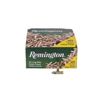 Remington Golden Bullet .22LR 36 Grain Copper Plated HP - 525 Rounds (Box) 21250