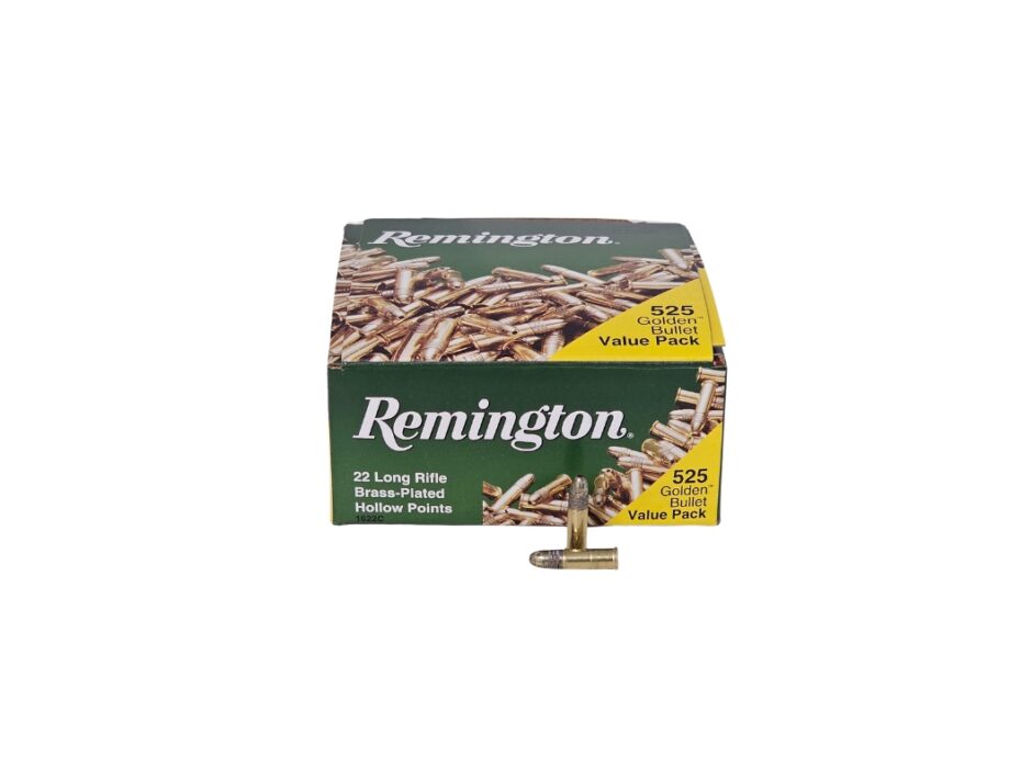 Remington Golden Bullet .22LR 36 Grain Copper Plated HP - 525 Rounds (Box) 21250
