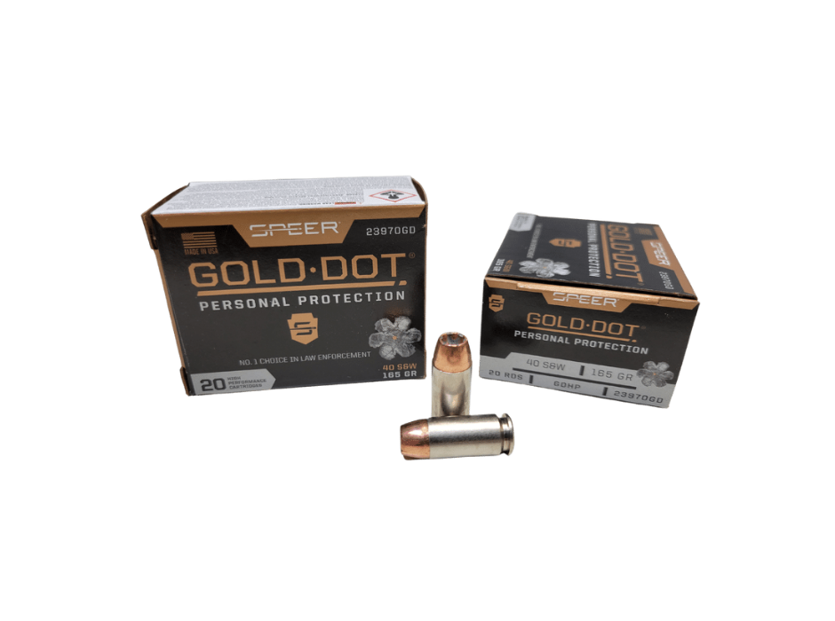 Speer Gold Dot .40 S&W SAME DAY SHIPPING 165 Grain Gold Dot Hollow Point