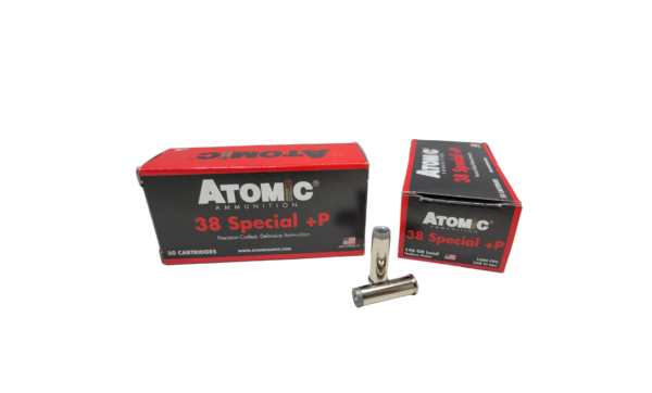 Atomic .38 Special +P 148 Grain Lead Hollow Point - 50 Rounds (Box)