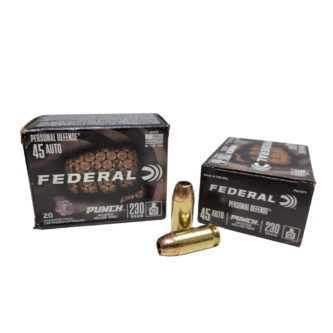 Federal Premium Punch .45 ACP 230 gr Jacketed Hollow Point