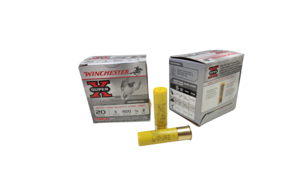 Winchester XPERT 20 Gauge 3 Inch 2 Shot High Velocity STEEL - 25 Rounds (Box)