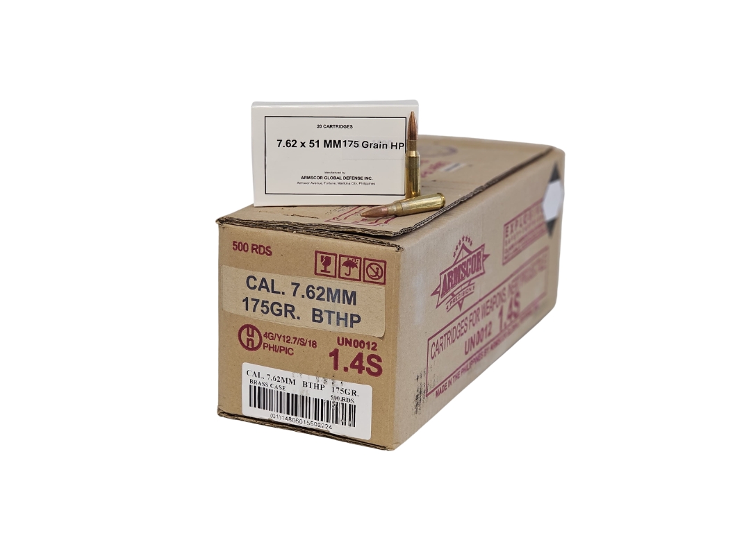 armscor 7.62x51 NATO 175gr – 500rd