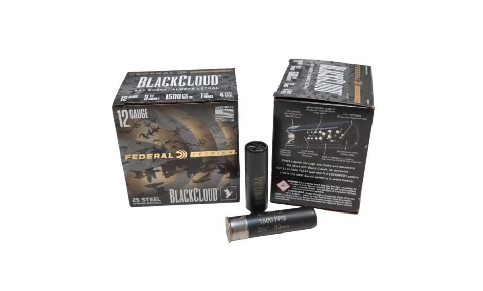 FEDERAL 12 Gauge Steel Black Cloud 3.5 inch 1-5 oz 1500 FPS 4 shot