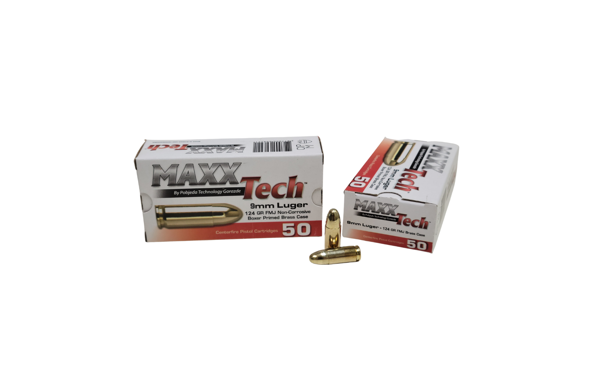 Magtech 9mm CASE 124 Grain 9B Full Metal Jacket – 1,000 Rounds (CASE) [NO TAX outside Texas] Product Image