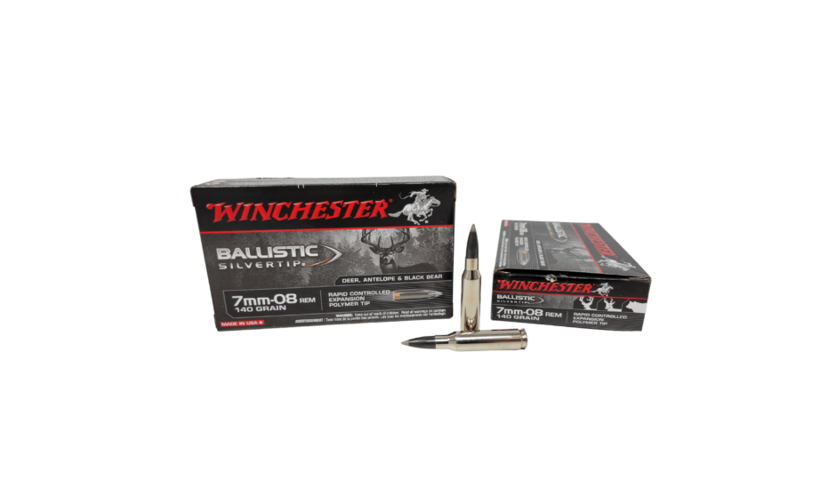 Winchester Silvertip 7mm-08 Rem SAME DAY SHIPPING 140 Grain Rapid Controlled Expansion Polymer Tip