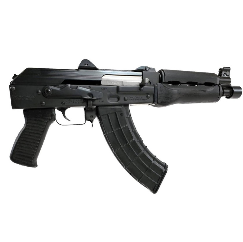 Zastava Arms ZPAP92 AK Pistol ZP92762M 7.62x39mm 10inch Chrome Lined Barrel 30+1 Black-Wood