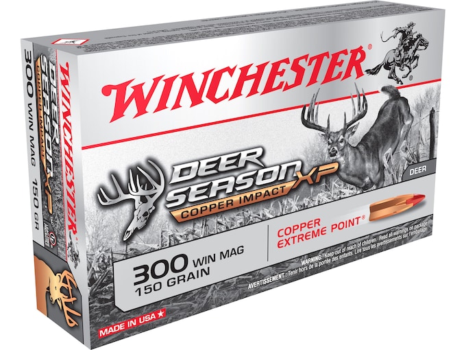 Winchester Deer Season 300 Winchester Magnum XP Copper Impact 150 Grain