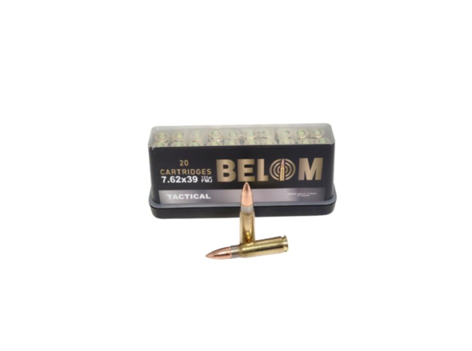 Belom Tactical 7.62x39mm 123 Grain FMJ Sealed Primer - 20 Rounds (Box) BELOM7.62