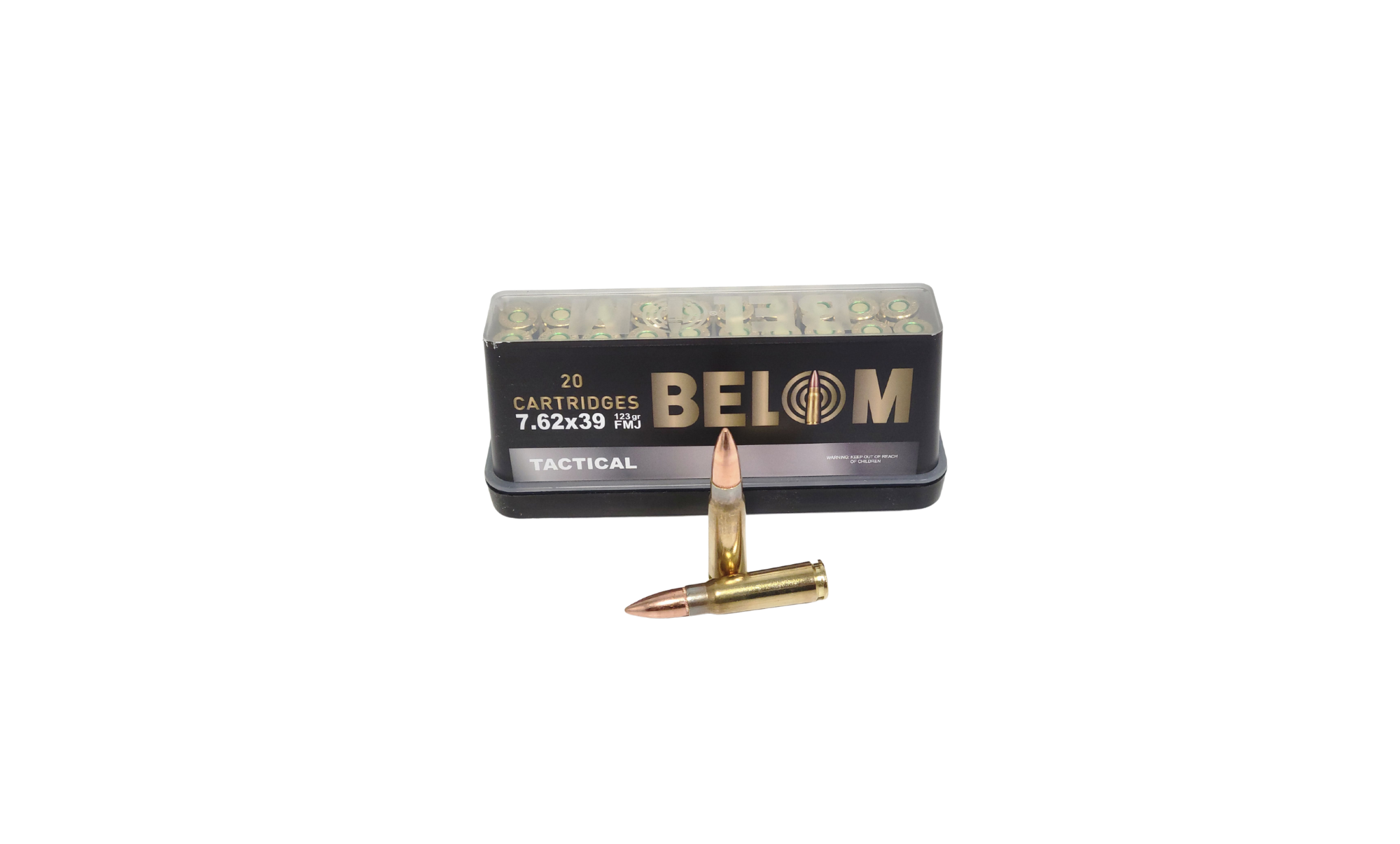 Atomic Subsonic 7.62x39mm 220 Grain 1050 FPS Sierra MatchKing – 50 Rounds (Box) [NO TAX outside Texas] Product Image