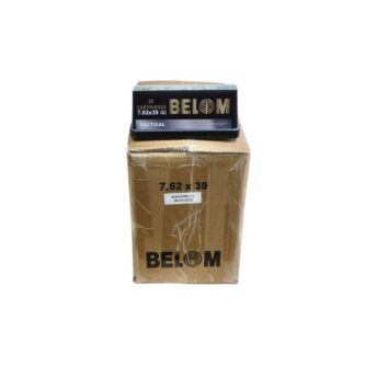 Belom Tactical CASE 7.62x39mm 123 Grain FMJ Sealed Primer - 480 Rounds (CASE) BELOM7.62
