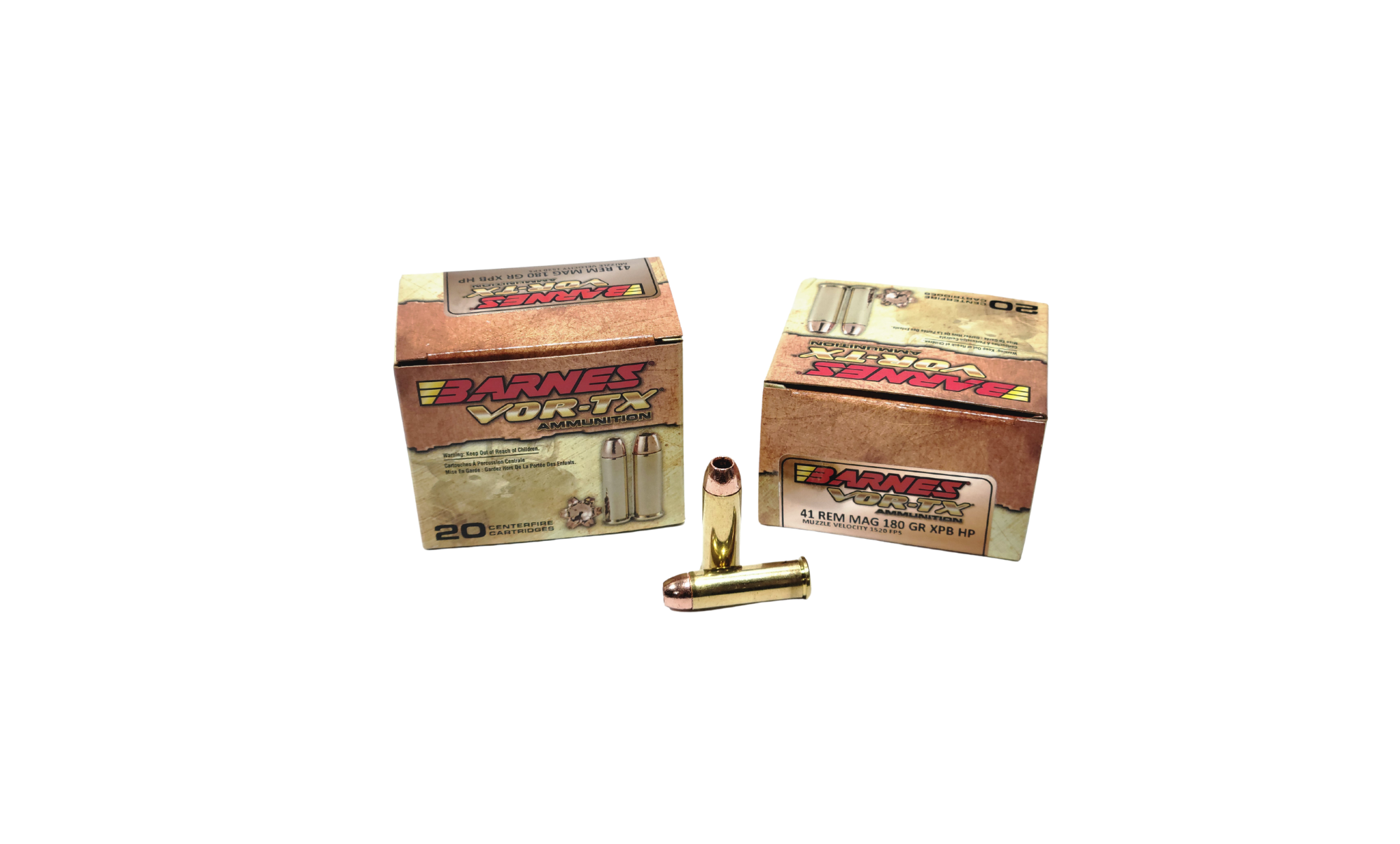 nes VOR-TX .41 Mag 180 Grain XPB – 20 Rounds (Box) [NO TAX outside Texas] FREE SHIPPING OVER $199 Ammo