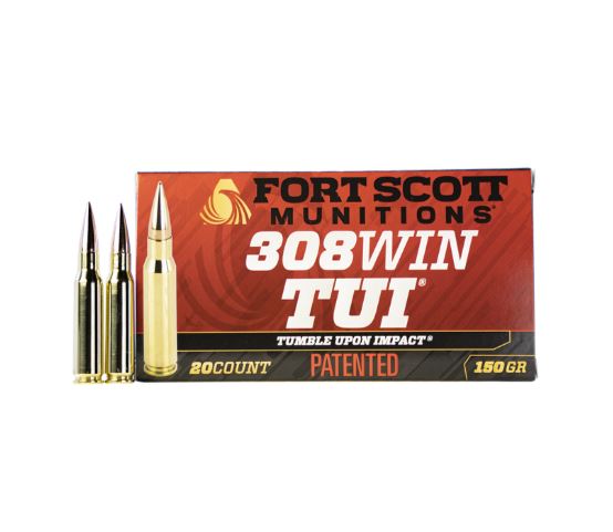 Fort Scott MATCH .308 Win 150 Grain TUI Solid Copper
