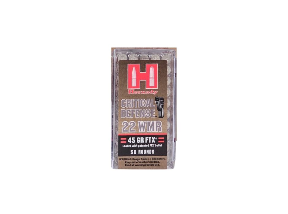 Hornady Critical Defense .22 WMR 45 Grain FTX - 50 Rounds (Box) 83200
