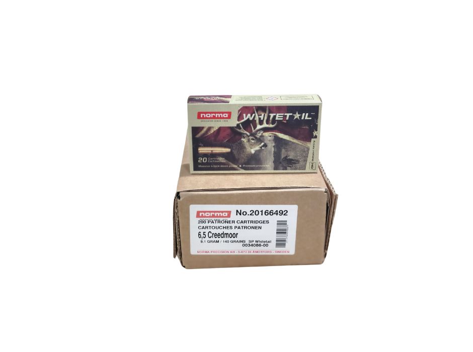 Norma Whitetail 6.5 Creedmoor CASE Soft Point 140 Grain - 200 Rounds