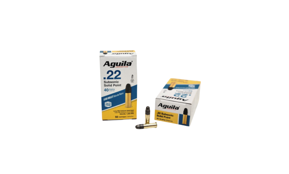 aguila .22 subsonic solid point