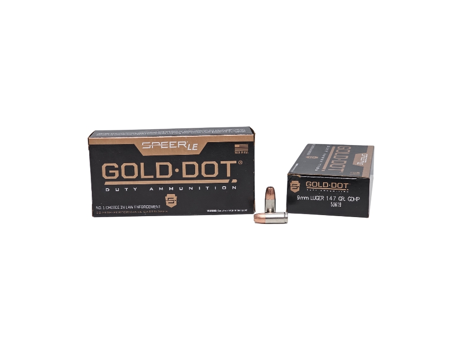 CCI BLAZER 9mm Luger 124 Grain FMJ Brass – 50 Rounds (Box) [NO TAX outside Texas] Product Image