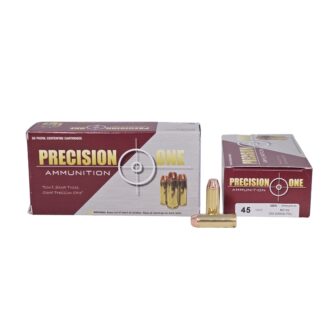 Precision One .45 Long Colt 255 Grain Full Metal Jacket – 50 rounds (Box)
