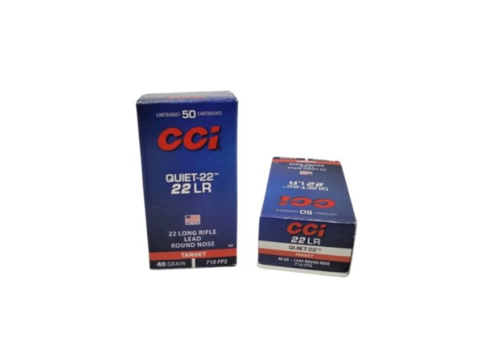 CCI Quiet .22LR Subsonic 40 Grain LRN - 50 Rounds (Box) 960