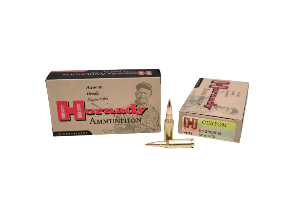 Hornady Custom 6.5 Grendel 123 Grain SST - 20 Rounds (Box) [NO TAX outside Texas] FREE SHIPPING OVER $199