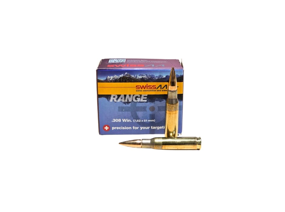 Saltech SwissAA .308 Win 147 Grain FMJ - 20 Rounds (Box) ST308147FMJ