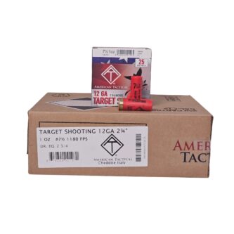 American Tactical 12 Gauge TARGET 2.75 inch 1oz. #7.5 Shot - 250 Rounds