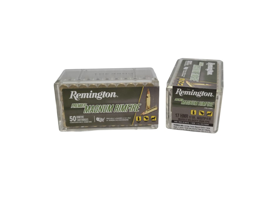 Remington Premier .17 HMR 17 Grain AccuTip-V Boat Tail - 50 Rounds (Box) [NO TAX outside Texas] FREE SHIPPING OVER $199