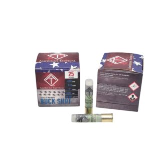 American Tactical .410 Bore BBB Buck 2.5 Inch 1/3 Ounce 12 Pellet 1400 FPS - 25 Rounds (Box) ATIAC410BBBC
