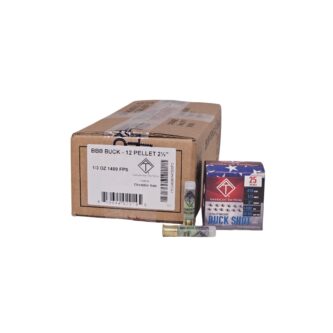 American Tactical .410 Bore CASE BBB Buck 2.5 Inch 13 Ounce 12 Pellet 1400 FPS - 250 Rounds