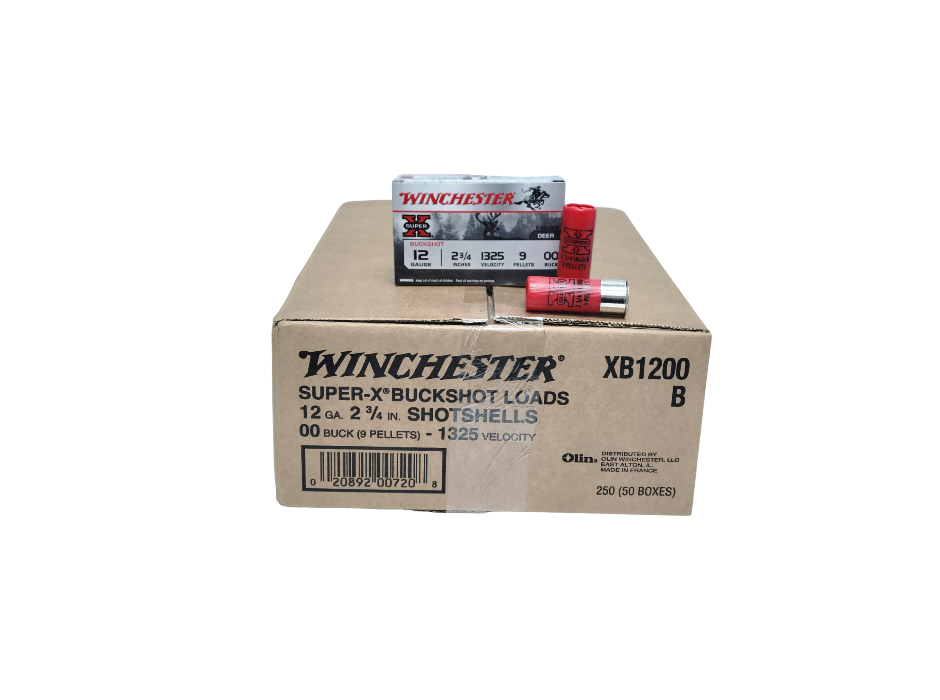 250 Round Case - 12 Gauge 2.75 Inch 1.25 Ounce Number 5 Shot Winchester  Super X High Brass Ammo - X125