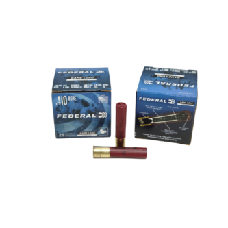 Federal .410 Bore Hi-Brass Game Load #6 Shot 2.5" 1/2 oz. 1200 FPS - 25 Rounds (Box) [NO TAX outside Texas] FREE SHIPPING OVER $199