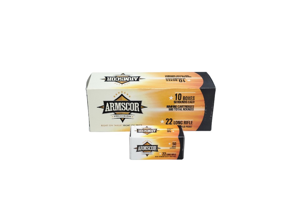 Armscor .22LR BRICK 40 Grain Lead Solid Point - 500 Rounds (BRICK) [NO TAX outside Texas] FREE SHIPPING OVER $199