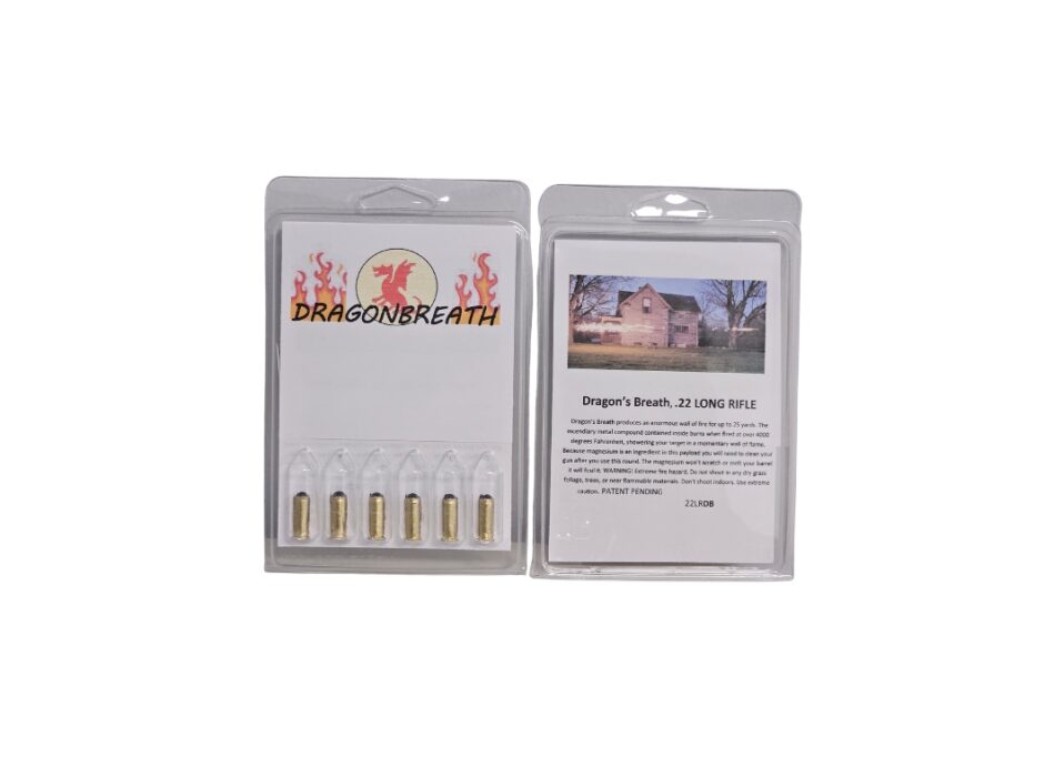 Paraklese .22LR Baby Dragon's Breath Incendiary - 6 Rounds (Blister Pack)