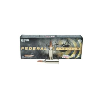 Federal Premium .300 WSM 180 Grain Barnes TSX