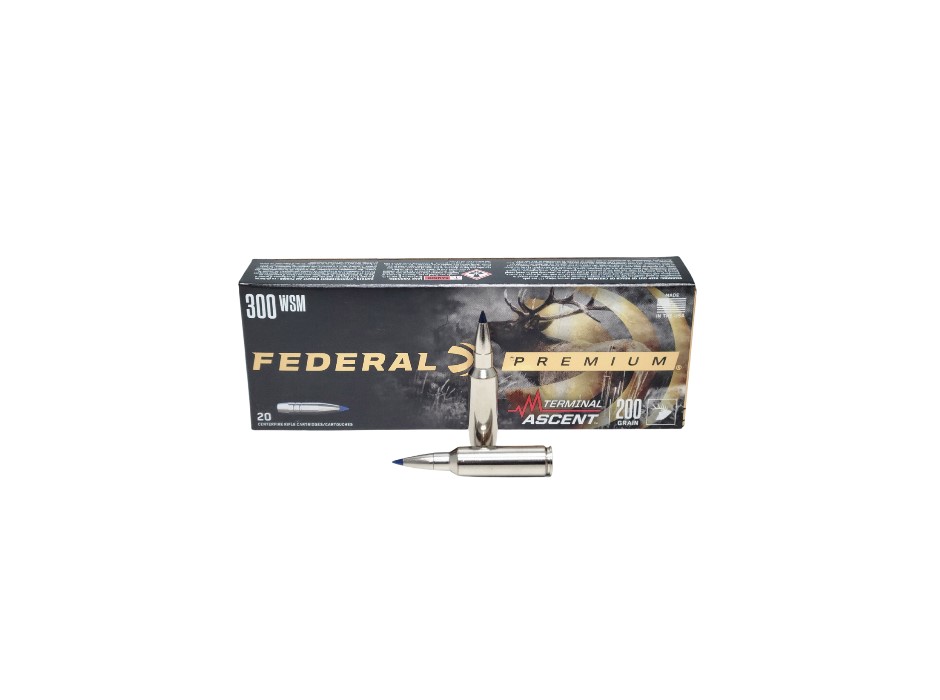 Federal Terminal Ascent .300 WSM 200 Grain Nickel Plated