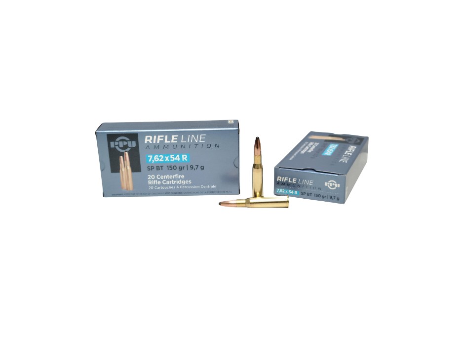 PPU 7.62x54R 150 Grain Soft Point Boat Tail - 20 Rounds (Box) [NO TAX outside Texas] FREE SHIPPING OVER $199