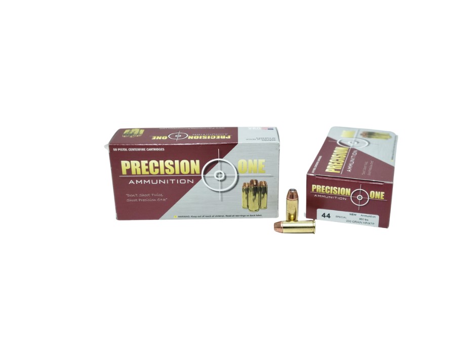 Precision One .44 Special 200 Grain Hornady XTP - 50 Rounds (Box) [NO TAX outside Texas] FREE SHIPPING OVER $199