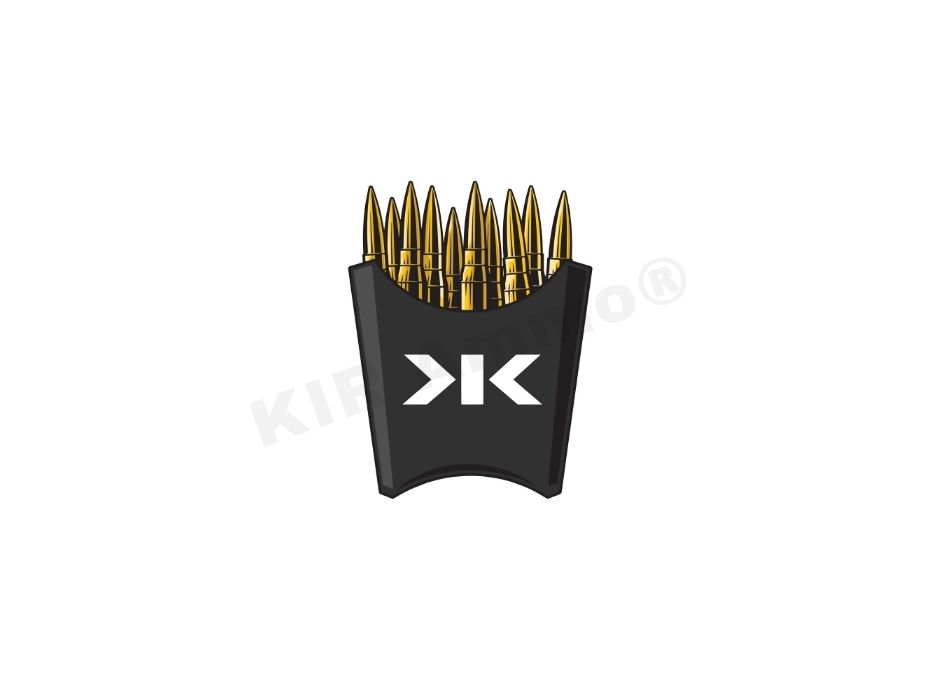 KIR AMMO LOGO TRUCKER HAT – RICHARDSON (HEATHER GREY/BLACK) Product Image