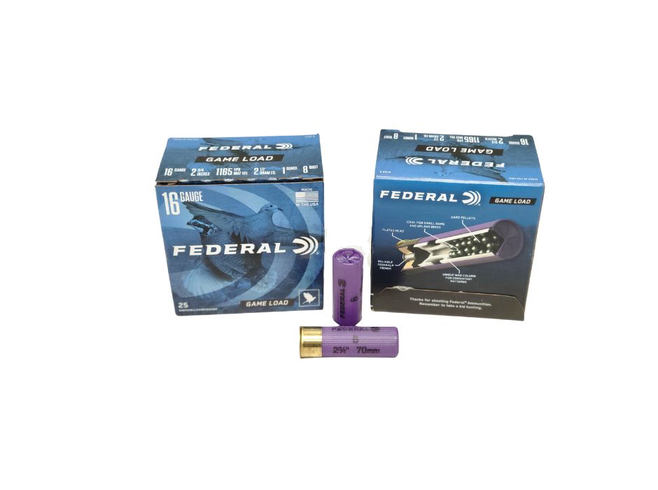 Federal Hi-Brass Game Load .410 Bore 2.5 Inch 1/2 Ounce #7.5 Shot – 25 Rounds (Box) [NO TAX outside Texas] Product Image