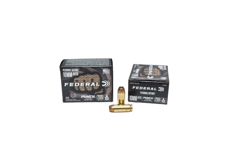 Federal Punch 10mm Auto Ammunition - JHP - 20 Ct. Box