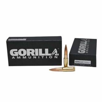 Gorilla Ammunition 8.6 Blackout Subsonic 300 Grain Sierra MatchKing - 20 Rounds (Box) [NO TAX outside Texas] FREE SHIPPING OVER $199
