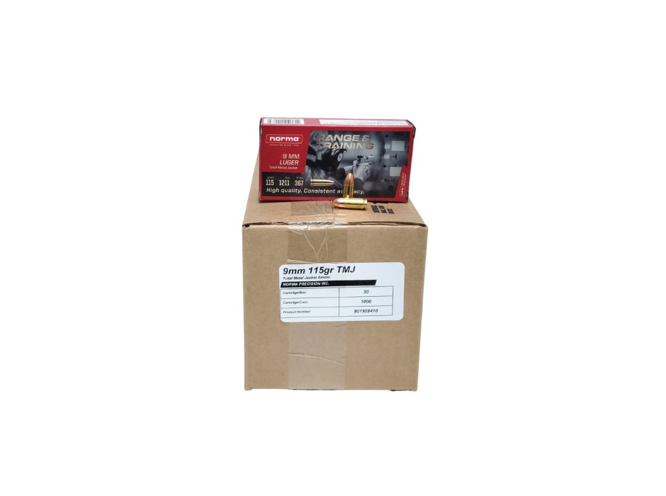 Magtech 9mm 115 Grain 9A Full Metal Jacket 50 Rounds (Box) [NO TAX outside Texas] Product Image