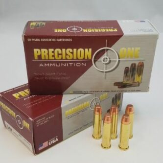 Precision One .357 Mag 158 Grain Full Metal Jacket - 50 Rounds (Box) [NO TX outside Texas] FREE SHIPPING OVER $199